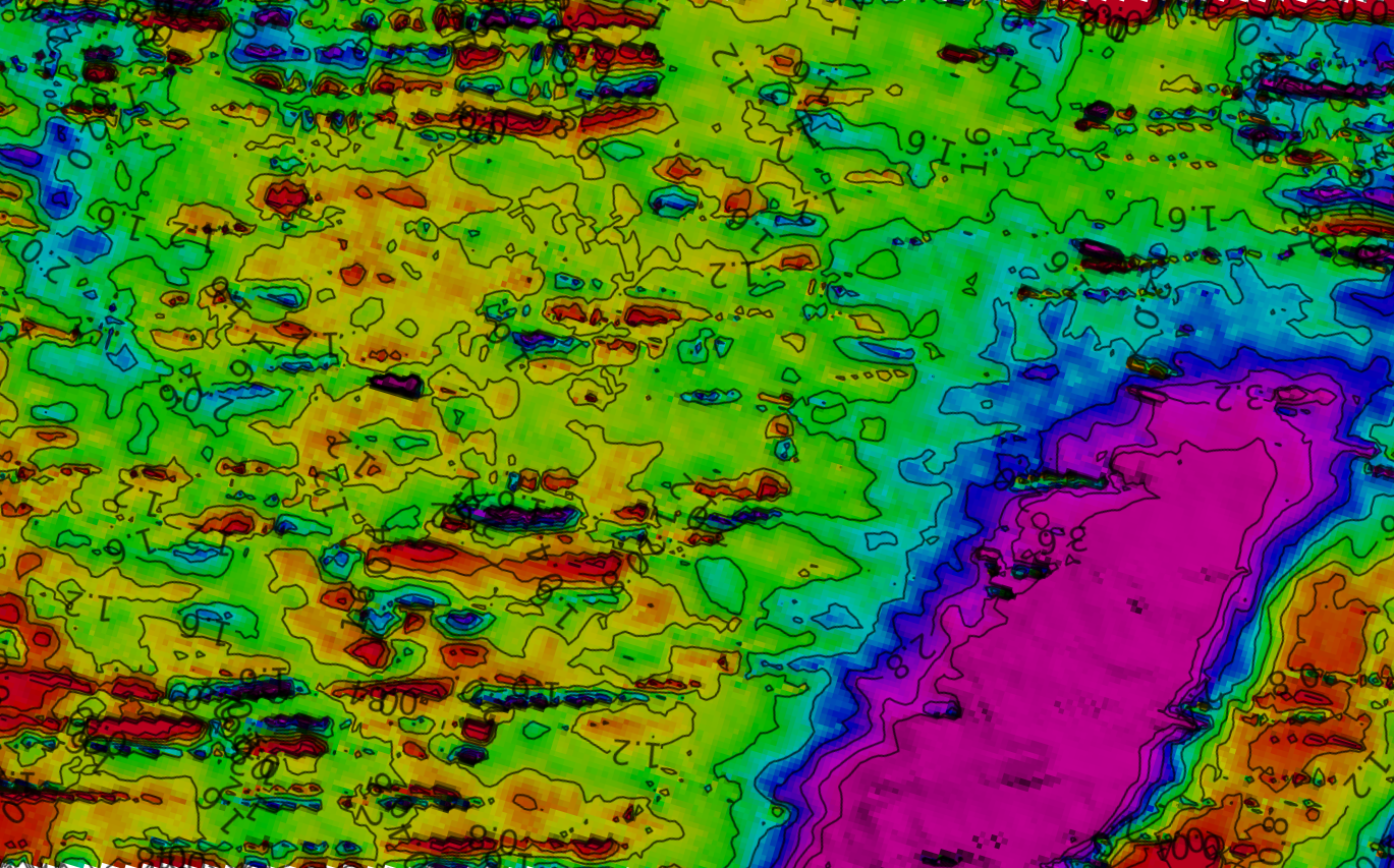 Marine seismic — isometric view